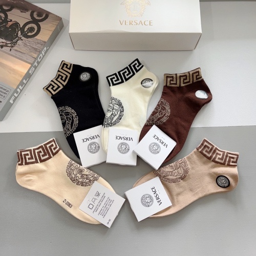 Replica Versace Socks #1242249 $25.00 USD for Wholesale