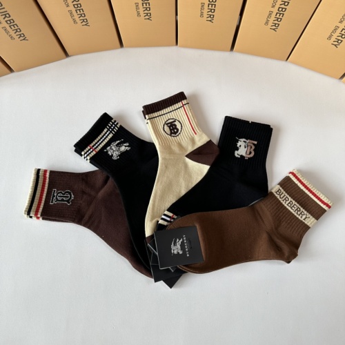 Replica Burberry Socks #1242411 $25.00 USD for Wholesale