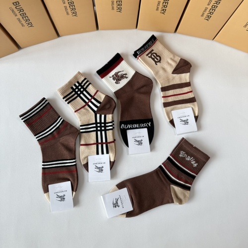 Replica Burberry Socks #1242412 $25.00 USD for Wholesale