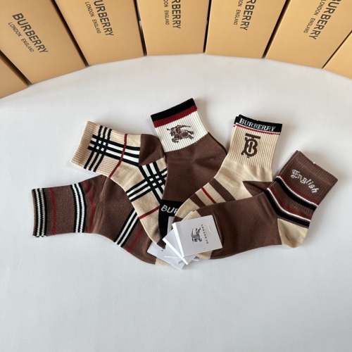 Replica Burberry Socks #1242412 $25.00 USD for Wholesale