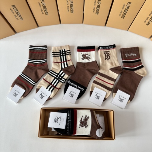 Replica Burberry Socks #1242412 $25.00 USD for Wholesale