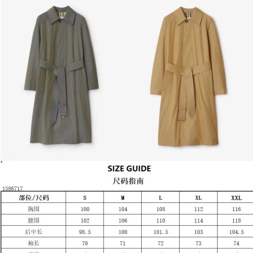 Replica Burberry Trench Coat Long Sleeved For Women #1242544 $192.00 USD for Wholesale