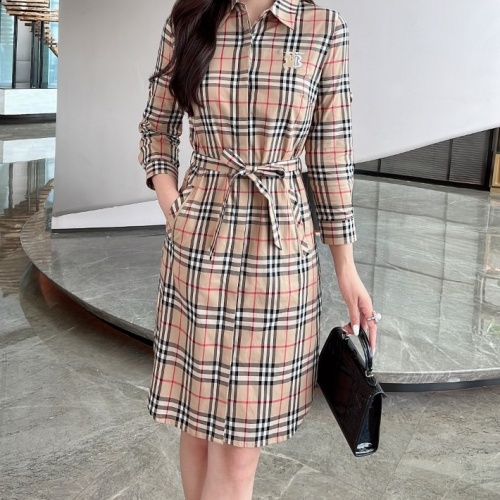 Burberry Dresses Long Sleeved For Women #1242730