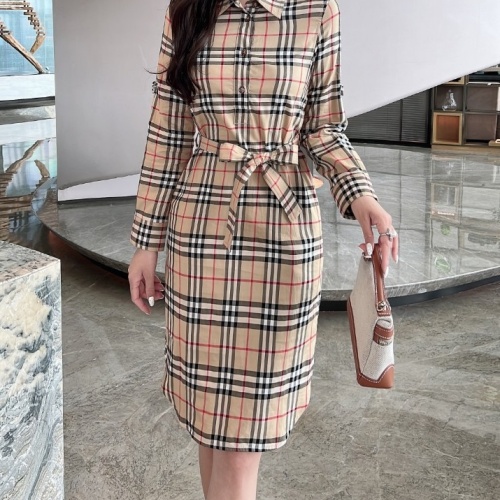 Burberry Dresses Long Sleeved For Women #1242733