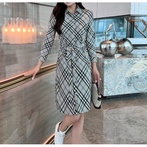 Burberry Dresses Long Sleeved For Women #1242739