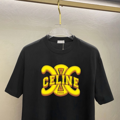 Replica Celine T-Shirts Short Sleeved For Unisex #1242858 $25.00 USD for Wholesale