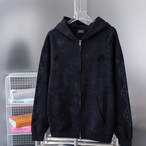 Replica Balenciaga Hoodies Long Sleeved For Unisex #1243068 $88.00 USD for Wholesale