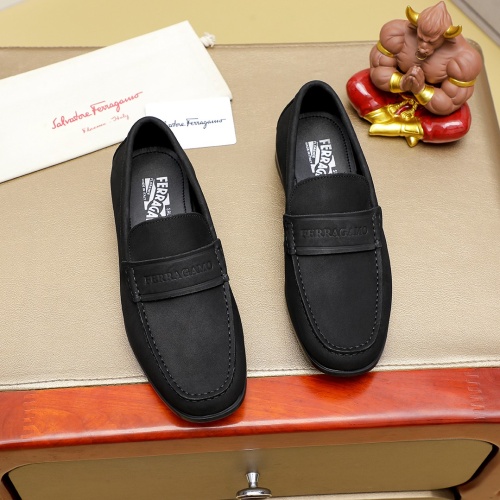 Salvatore Ferragamo Leather Shoes For Men #1243155, $85.00 USD, [ITEM#1243155], Salvatore Ferragamo Leather Shoes