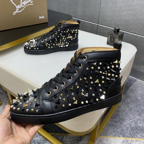 Replica Christian Louboutin High Top Shoes For Women #1243188 $96.00 USD for Wholesale