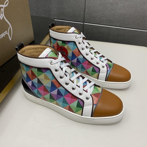 Christian Louboutin High Top Shoes For Men #1243189, $96.00 USD, [ITEM#1243189], Christian Louboutin High Top Shoes