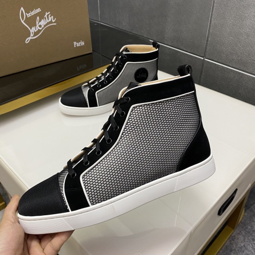 Replica Christian Louboutin High Top Shoes For Men #1243191 $96.00 USD for Wholesale