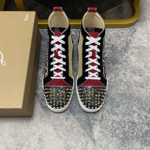 Replica Christian Louboutin High Top Shoes For Men #1243193 $98.00 USD for Wholesale