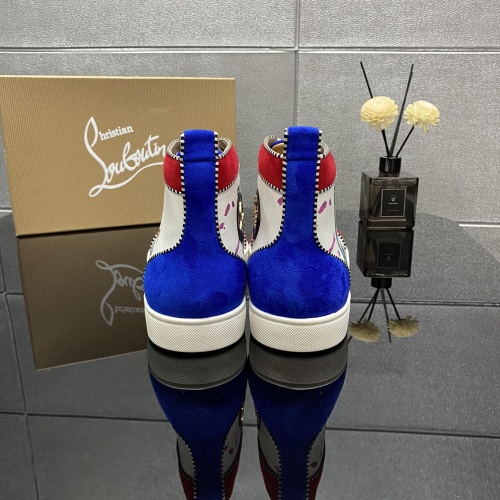 Replica Christian Louboutin High Top Shoes For Men #1243195 $98.00 USD for Wholesale