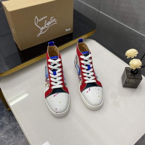 Replica Christian Louboutin High Top Shoes For Women #1243196 $98.00 USD for Wholesale