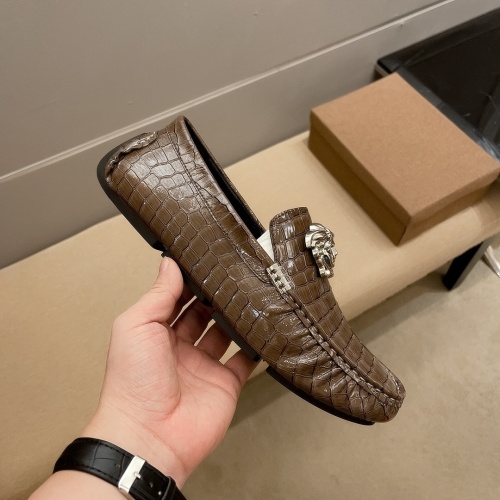 Replica Versace Leather Shoes For Men #1243215 $68.00 USD for Wholesale