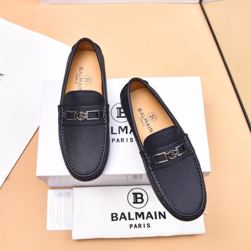 Balmain Leather Shoes For Men #1243238, $80.00 USD, [ITEM#1243238], Balmain Leather Shoes