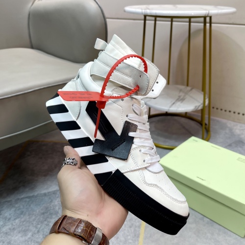 Replica Off-White High Tops Shoes For Men #1243396 $102.00 USD for Wholesale