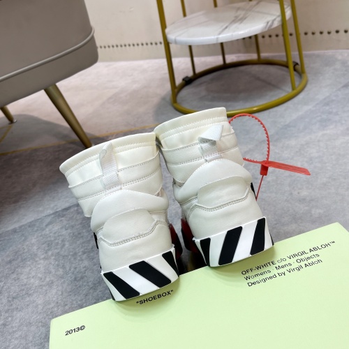 Replica Off-White High Tops Shoes For Men #1243396 $102.00 USD for Wholesale