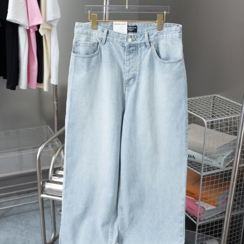 Replica Balenciaga Jeans For Unisex #1243449 $68.00 USD for Wholesale