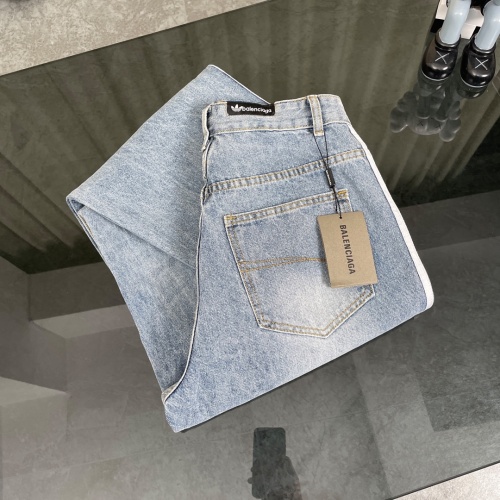 Replica Balenciaga Jeans For Unisex #1243458 $56.00 USD for Wholesale