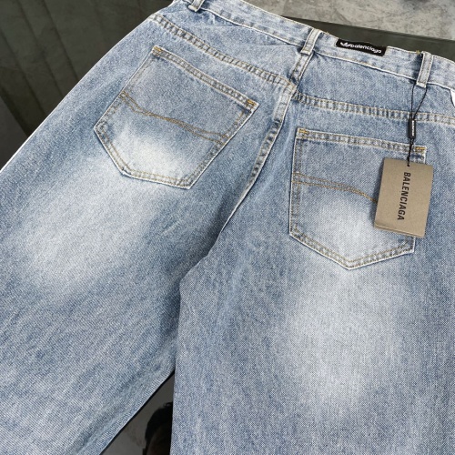 Replica Balenciaga Jeans For Unisex #1243458 $56.00 USD for Wholesale