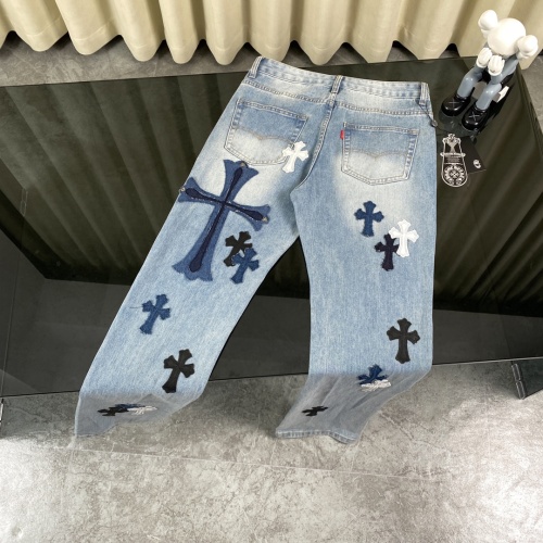 Replica Chrome Hearts Jeans For Unisex #1243525 $72.00 USD for Wholesale