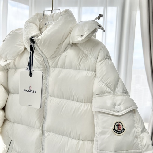 Replica Moncler Down Feather Coat Long Sleeved For Women #1243574 $140.00 USD for Wholesale