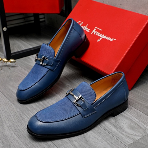 Salvatore Ferragamo Leather Shoes For Men #1243979