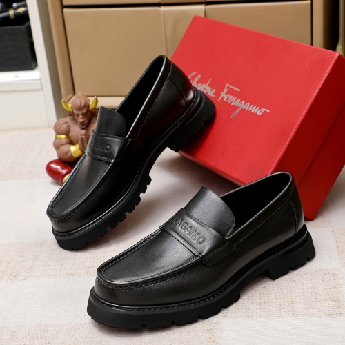 Salvatore Ferragamo Leather Shoes For Men #1243995