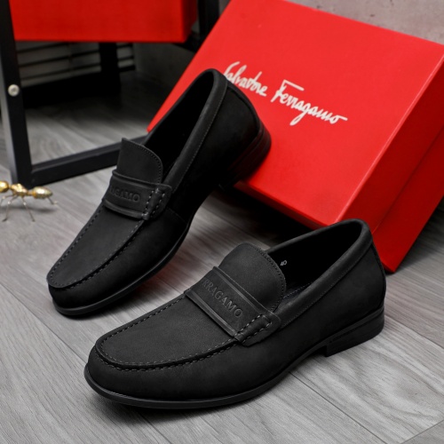 Salvatore Ferragamo Leather Shoes For Men #1243999, $82.00 USD, [ITEM#1243999], Salvatore Ferragamo Leather Shoes