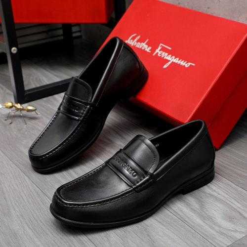 Salvatore Ferragamo Leather Shoes For Men #1244001, $82.00 USD, [ITEM#1244001], Salvatore Ferragamo Leather Shoes