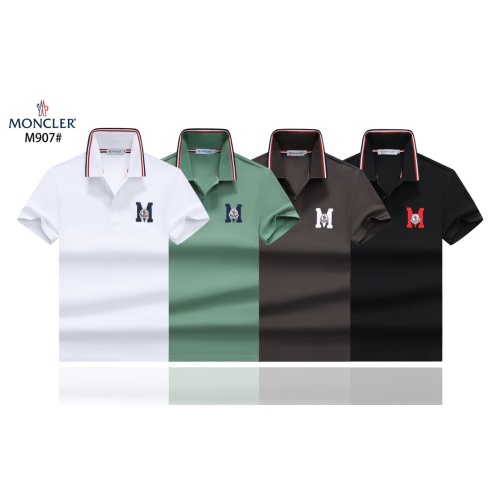 Replica Moncler T-Shirts Short Sleeved For Men #1244981 $39.00 USD for Wholesale