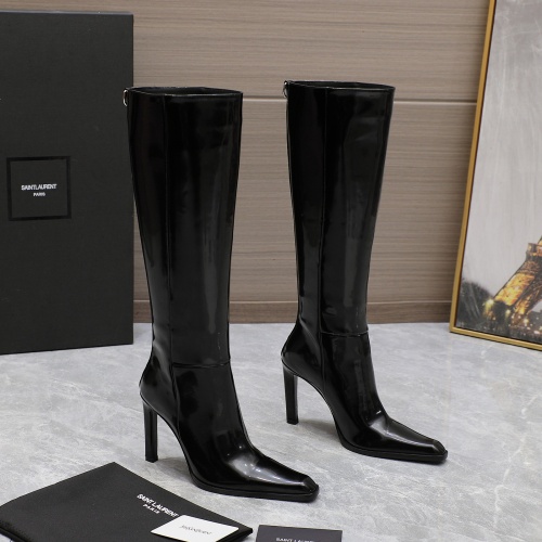 Replica Yves Saint Laurent YSL Boots For Women #1245047 $195.00 USD for Wholesale