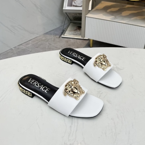 Replica Versace Slippers For Women #1245168 $80.00 USD for Wholesale