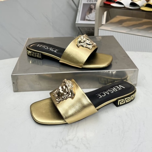 Replica Versace Slippers For Women #1245169 $80.00 USD for Wholesale