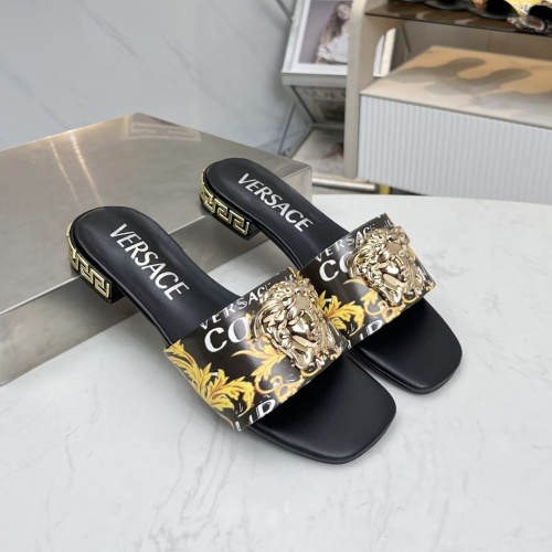 Replica Versace Slippers For Women #1245180 $80.00 USD for Wholesale