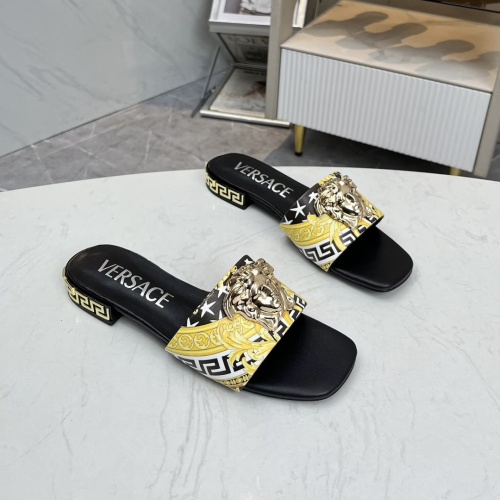 Replica Versace Slippers For Women #1245181 $80.00 USD for Wholesale