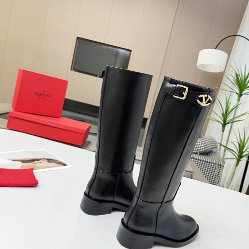 Replica Valentino Boots For Women #1245185 $145.00 USD for Wholesale