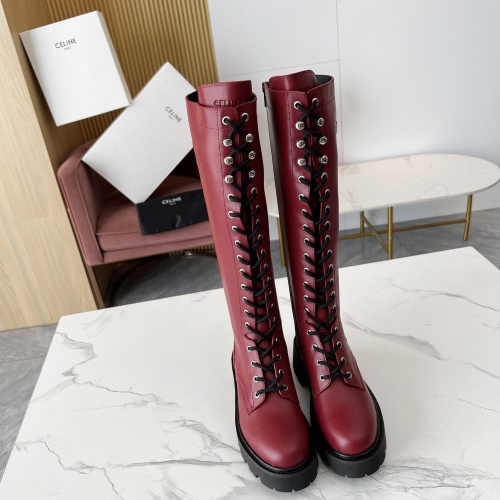 Replica Celine Boots For Women #1245251 $150.00 USD for Wholesale