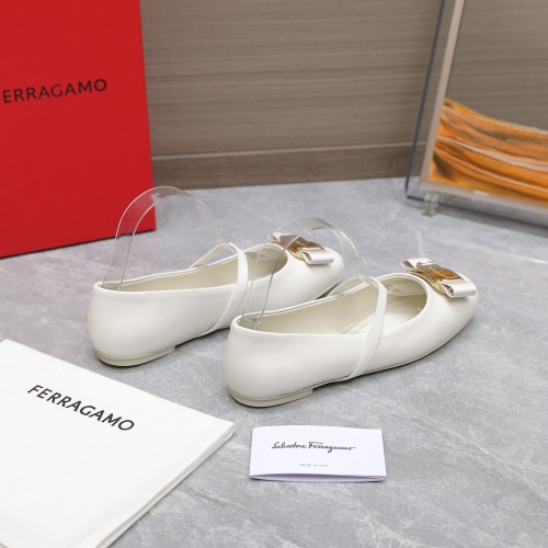 Replica Salvatore Ferragamo Flat Shoes For Women #1245288 $108.00 USD for Wholesale