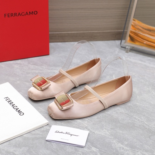 Salvatore Ferragamo Flat Shoes For Women #1245292, $108.00 USD, [ITEM#1245292], Salvatore Ferragamo Flat Shoes