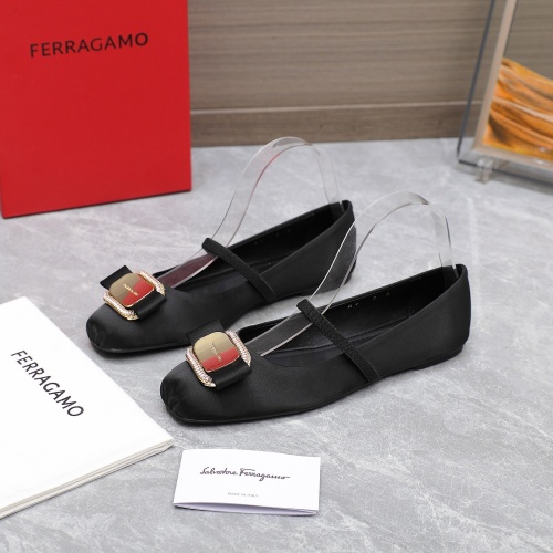 Salvatore Ferragamo Flat Shoes For Women #1245294, $108.00 USD, [ITEM#1245294], Salvatore Ferragamo Flat Shoes