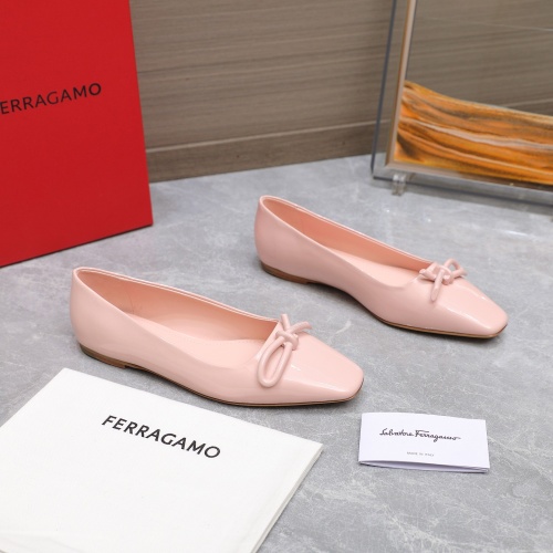 Replica Salvatore Ferragamo Flat Shoes For Women #1245311 $112.00 USD for Wholesale