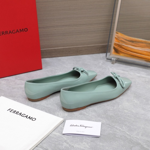 Replica Salvatore Ferragamo Flat Shoes For Women #1245312 $112.00 USD for Wholesale