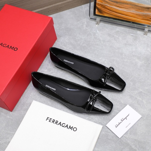 Replica Salvatore Ferragamo Flat Shoes For Women #1245313 $112.00 USD for Wholesale