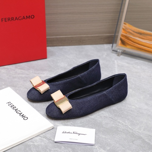 Salvatore Ferragamo Flat Shoes For Women #1245317, $115.00 USD, [ITEM#1245317], Salvatore Ferragamo Flat Shoes