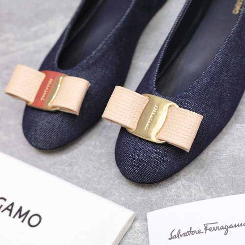 Replica Salvatore Ferragamo Flat Shoes For Women #1245317 $115.00 USD for Wholesale