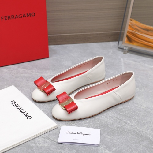 Salvatore Ferragamo Flat Shoes For Women #1245319, $115.00 USD, [ITEM#1245319], Salvatore Ferragamo Flat Shoes