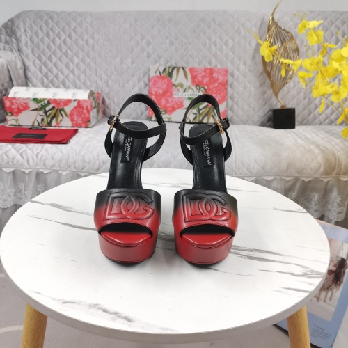 Replica Dolce & Gabbana D&G Sandal For Women #1245656 $150.00 USD for Wholesale