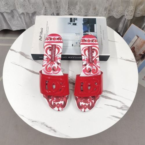 Replica Dolce & Gabbana D&G Slippers For Women #1245681 $132.00 USD for Wholesale